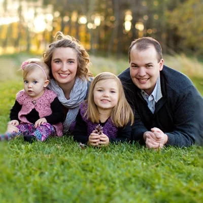 Chiropractor West Des Moines IA Brett Vowles With Family